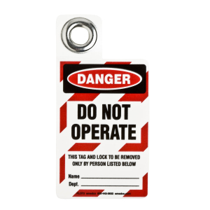 PADLOCK TAG-D-DO NOT OPERATE..