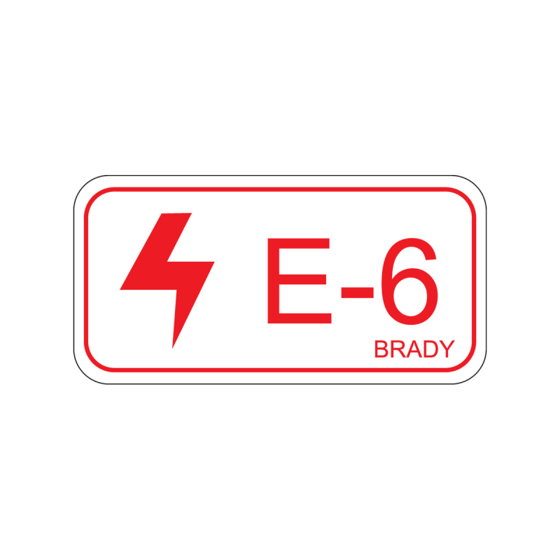 Energy tag-E-6-75x38mm-SA/5
