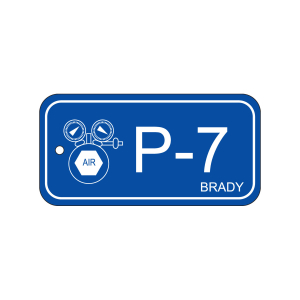 Energy tag-P-7-75x38mm-PP/25