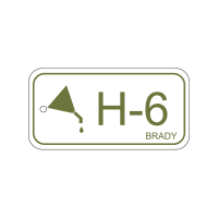 Energy tag-H-6-75x38mm-PP/25