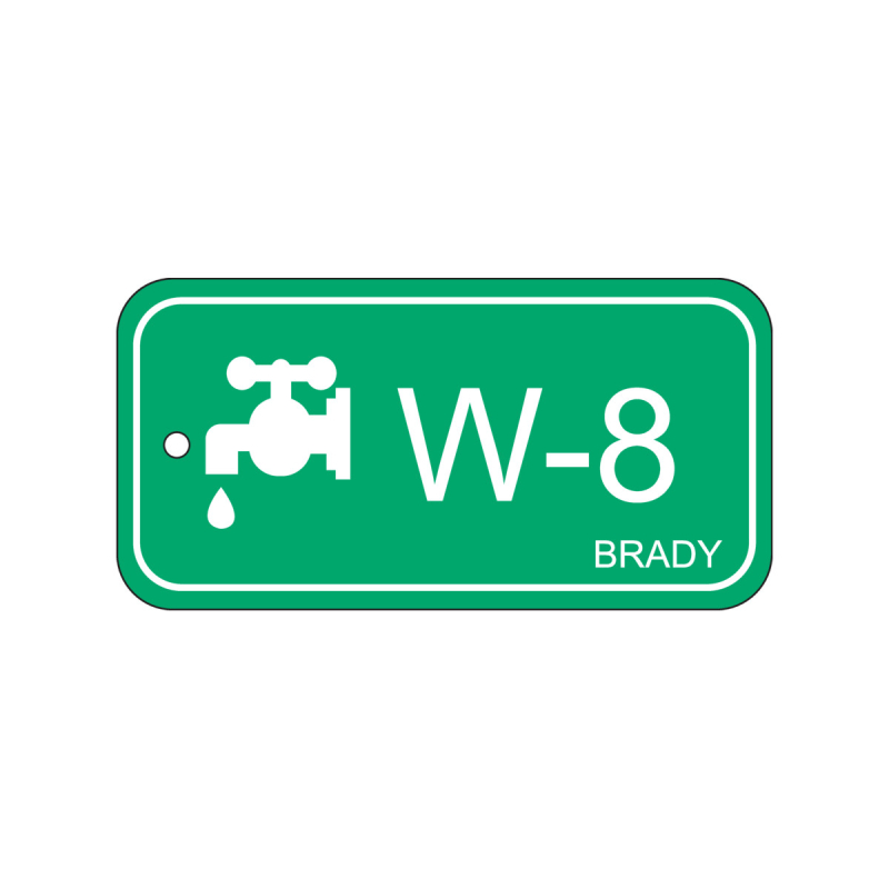 Energy tag-W-8-75x38mm-PP/25