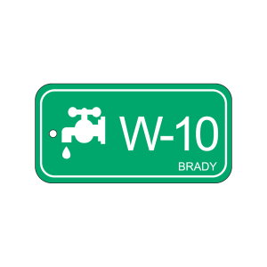 Energy tag-W-10-75x38mm-PP/25