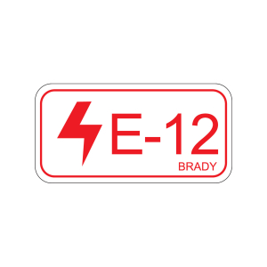 Energy tag-E-12-75x38mm-SA/5