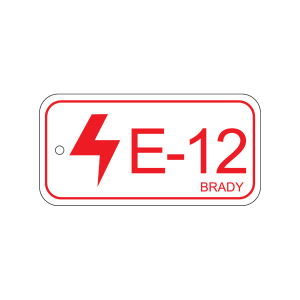 Energy tag-E-12-75x38mm-PP/25