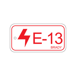 Energy tag-E-13-75x38mm-PP/25