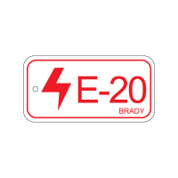 Energy tag-E-20-75x38mm-PP/25