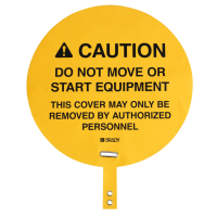 FORKLIFT COVER CAUTION DO NOT MOVE 16"