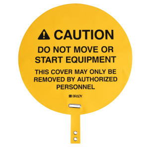 FORKLIFT COVER CAUTION DO NOT MOVE 16"