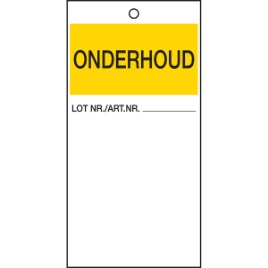 TAG-N-ONDERHOUD-75X150MM