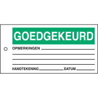 TAG-N-GOEDGEKEURD-75X150MM