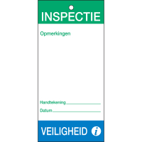 TAG-N- INSPECTIE VEILIGHEID-75X160MM