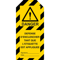 TAG-DEFENSE DENCLEN.-50X110MM