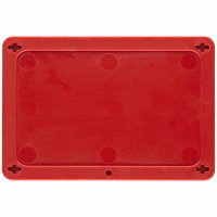 BLANK RED UTILITY TAG 2.5X4