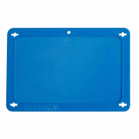 BLANK BLUE UTILITY TAG 2.5X4