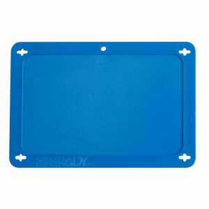 BLANK BLUE UTILITY TAG 2.5X4