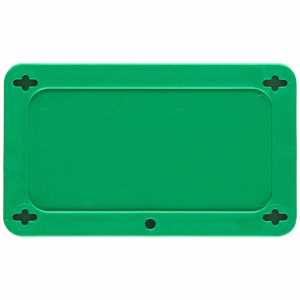 BLANK GREEN UTILITY TAG 1.5X3