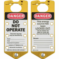 GOLD LABELLED LOCKOUT HASP ALUMINIUM