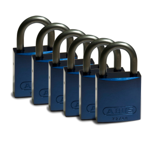 Full Alu Padlocks 25mm Sha KD Blue/6