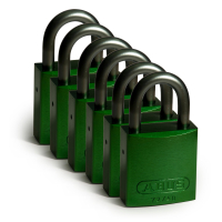 Full Alu Padlocks 25mm Sha KD Green/6