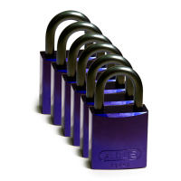 Full Alu Padlocks 25mm Sha KD Purple/6