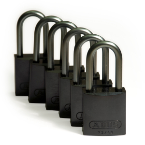 Full Alu Padlocks 40mm Sha KD Black/6