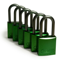 Full Alu Padlocks 40mm Sha KD Green/6