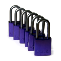 Full Alu Padlocks 40mm Sha KD Purple/6