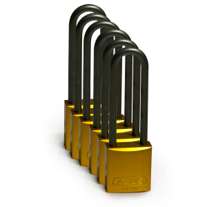 Full Alu Padlocks 75mm Sha KD Yellow/6