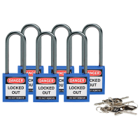 Compact safe padlock 50mm Sha KD Blue/6