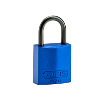 COMPACT ALU PADLOCK 25MM SHA KD BLUE/6