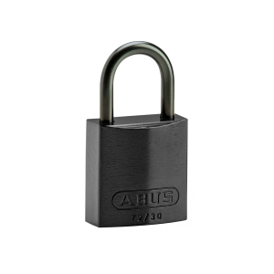 COMPACT ALU PADLOCK 25MM SHA KD BLK/6