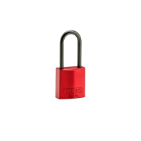 COMPACT ALU PADLOCK 50MM SHA KD RED/6