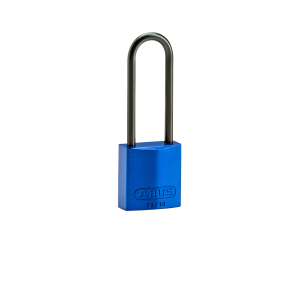 COMPACT ALU PADLOCK 75MM SHA KD BLUE/6