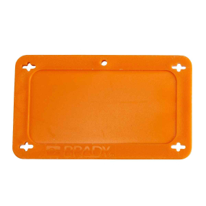 BLANK ORANGE UTILITY TAG 1.5X3