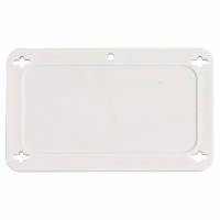 BLANK WHITE UTILITY TAG 1.5X3