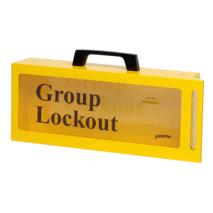 METAL 10 PADLOCK WALL LOCK BOX