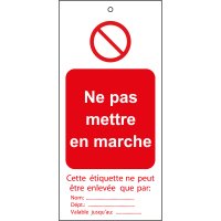 TAG-F NE PAS METTRE.-75X160MM