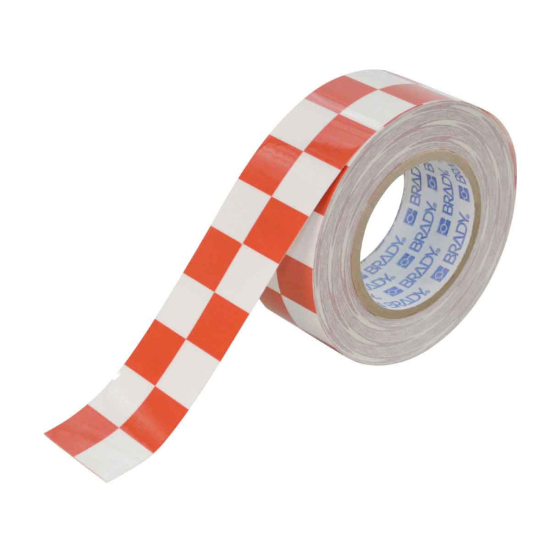 ToughStripe - Rood#Wit - 50.80 mm x 30.48 mtr