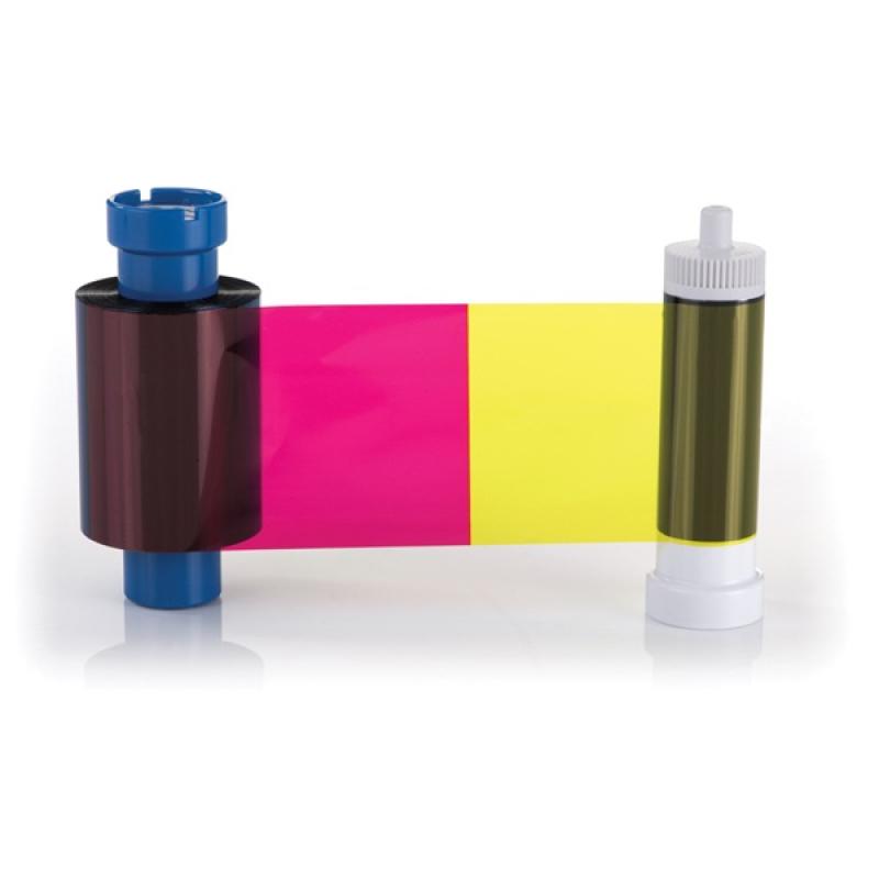 Magicard 600 - kleurenlint + zwart lint 250 afdrukken - dubbelzijdig zwart -