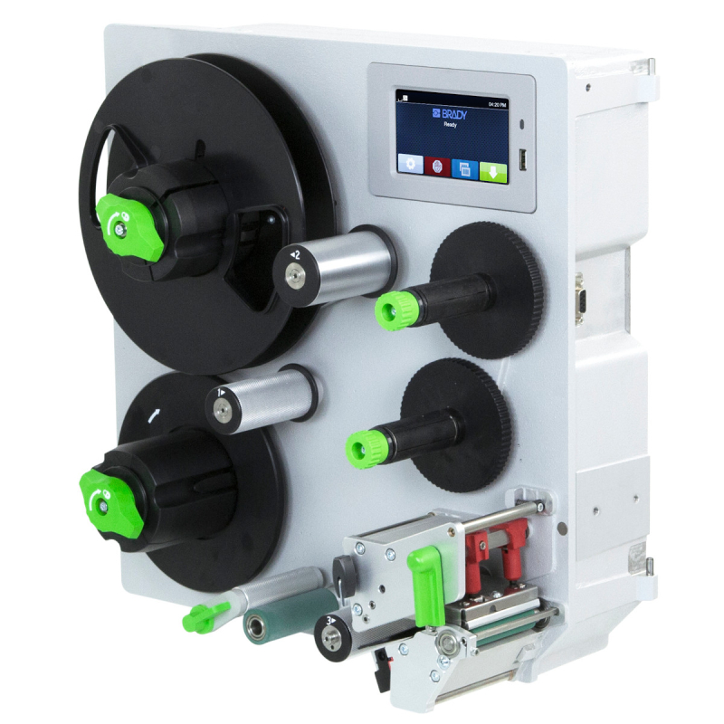 A8500 Print- en applicatiesysteem 600 dpi: voor materialen tot 50 mm breed voor combinatie met rechtse applicator