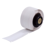 M6-6-430-TL | Glanzend Transparant Polyester met afmeting: 11,00 mm (B) x 49,00 mm (H)