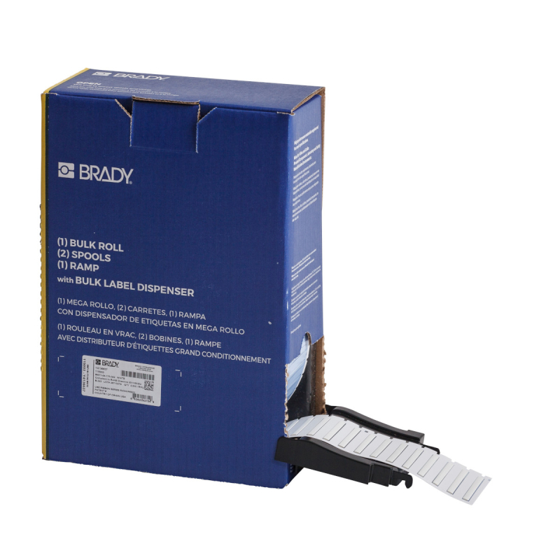 BM-094-175-312 | Mat Wit Polyolefin met afmeting: 44,45 mm (B) x 4,62 mm (H)