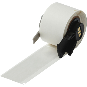 M6-22-430 | Glanzend Transparant Polyester met afmeting: 25,40 mm (B) x 76,20 mm (H)