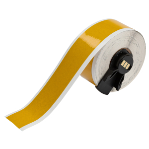 M6C-1000-584-YL | Glanzend Geel Reflecterende tape met afmeting: 25,40 mm (B) x 9,14 m (L)