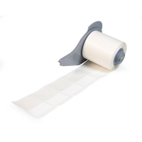 M7-73-461 | Mat Wit, transparant Zelflaminerend polyester met afmeting: 9,53 mm (B) x 45,72 mm (H)