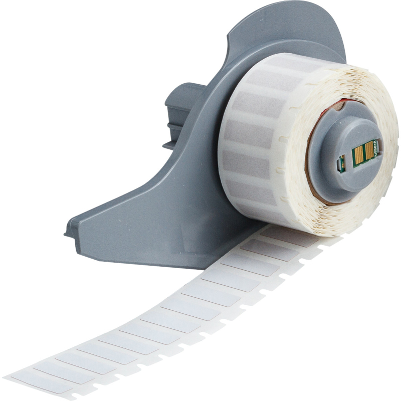 M7-10-797 | Glanzend Wit Polyimide met afmeting: 19,05 mm (B) x 6,35 mm (H)