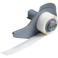 M7-2-423 | Glanzend Wit Polyester met afmeting: 50,80 mm (B) x 6,35 mm (H)