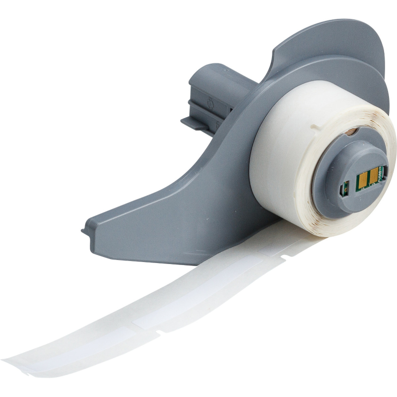 M7-2-423 | Glanzend Wit Polyester met afmeting: 50,80 mm (B) x 6,35 mm (H)