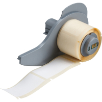 M7-20-424 | Mat Wit Papier met afmeting: 25,40 mm (B) x 50,80 mm (H)