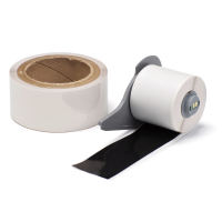 M7-2000-483-BK-KT | Glanzend Zwart Polyester met polyester overlaminaat met afmeting: 50,80 mm (B) x 15,24 m (L)